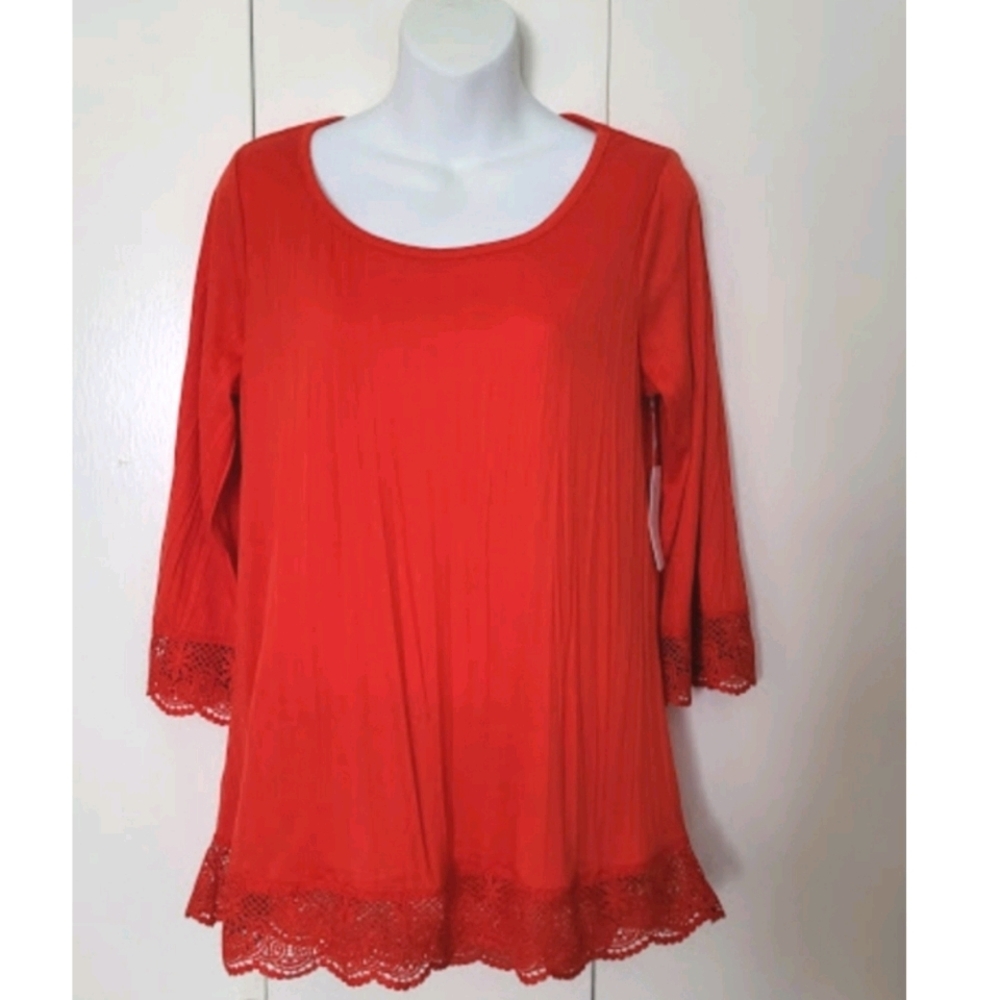 New York Laundry beautiful red tunic